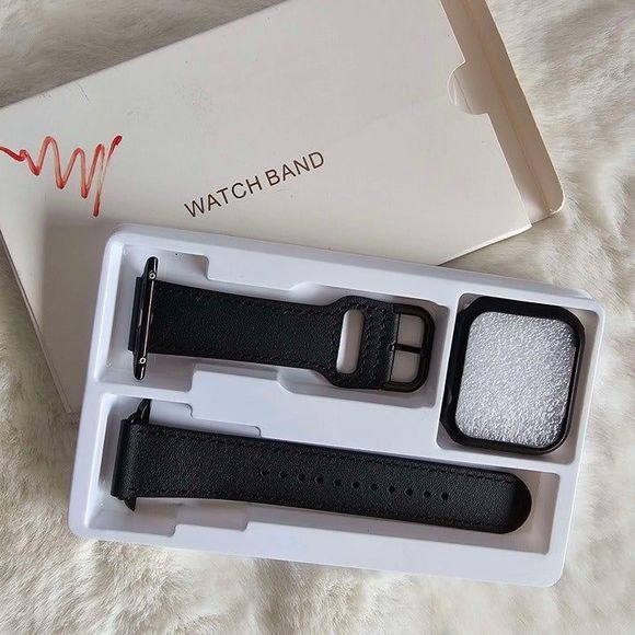 Generic apple watch band - black - silicone NIB - Picture 1 of 1